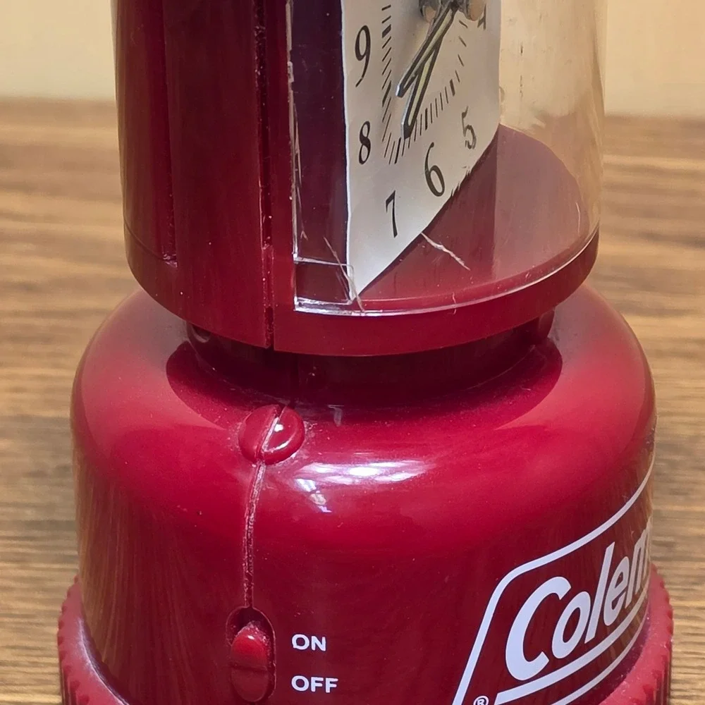 Coleman Lantern Alarm Clock Red 6